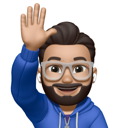 A waving memoji